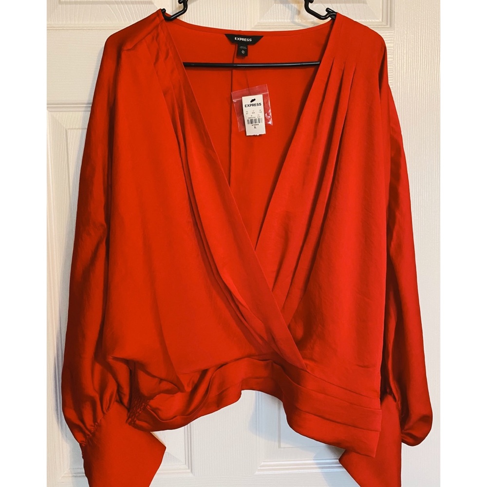 Red blouse